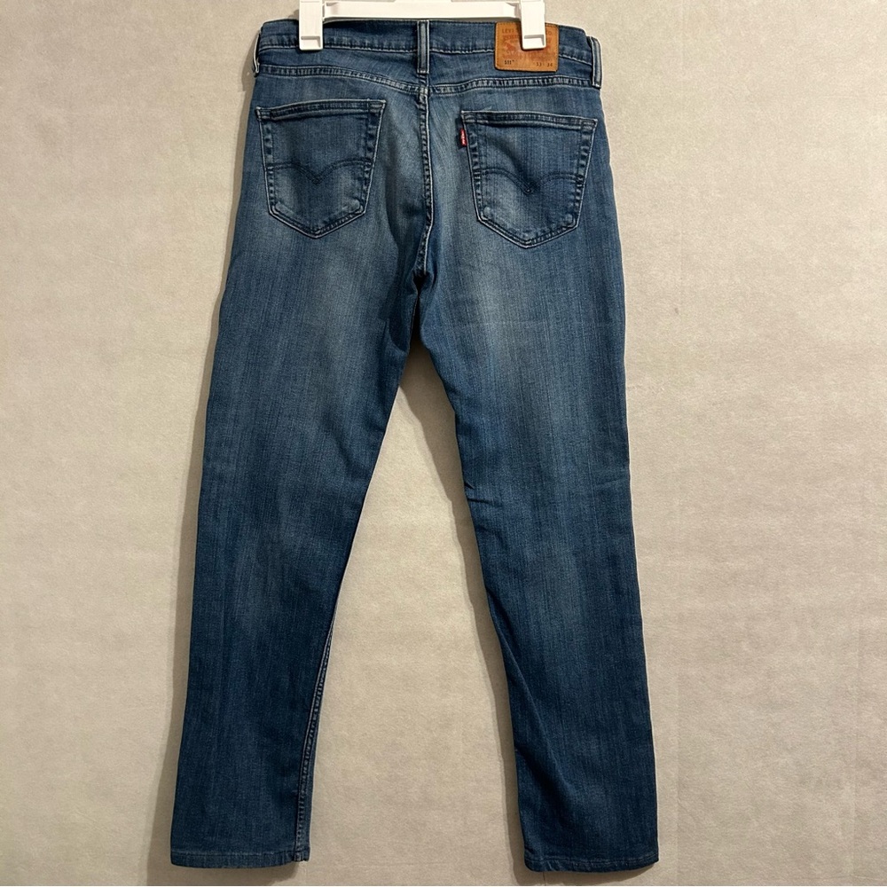 Levi's Men's Slim Fit Blue Jeans 511 33x34 blue jeans - Picture 3 of 5